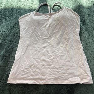 Women's baby pink Spaghetti Strap Top